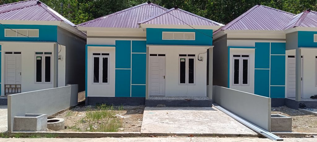 foto tampak rumah tipe 36 perumahan FAJAR ASRI 4 LANJUTAN TAHAP 2
