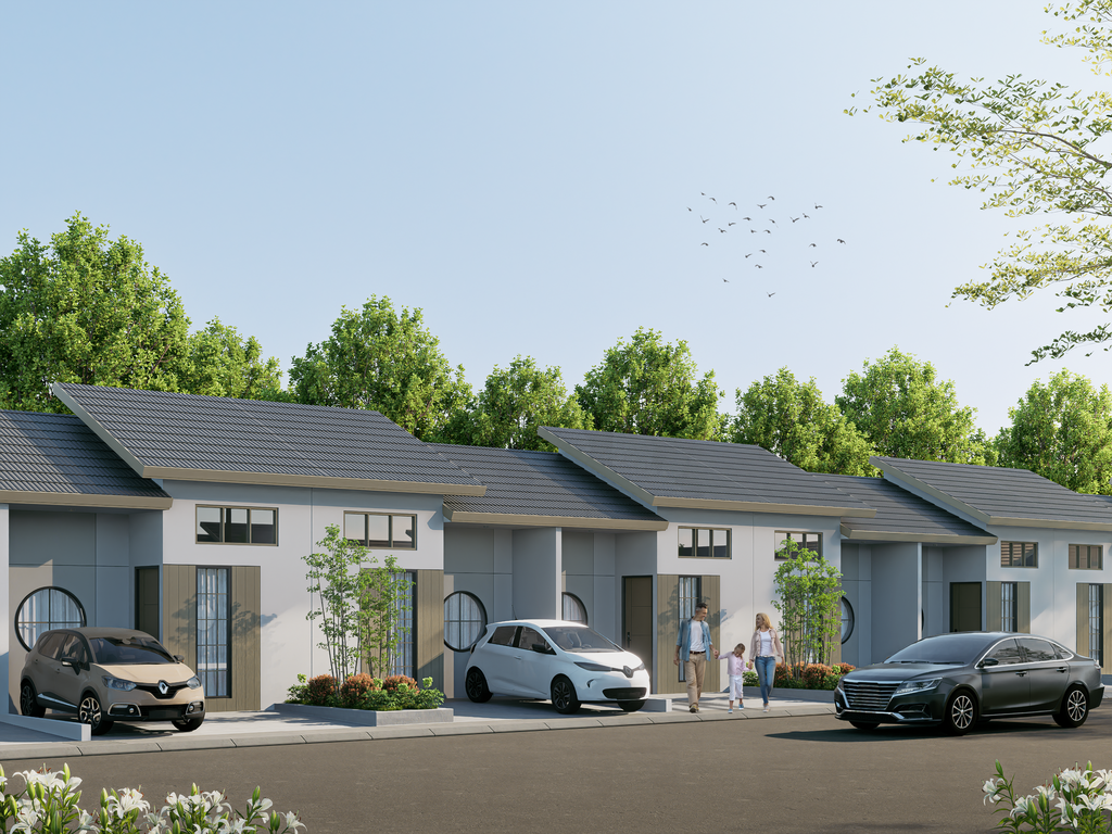 foto tampak rumah tipe KEIKO perumahan CITRAGRAND GALESONG CITY ADITI