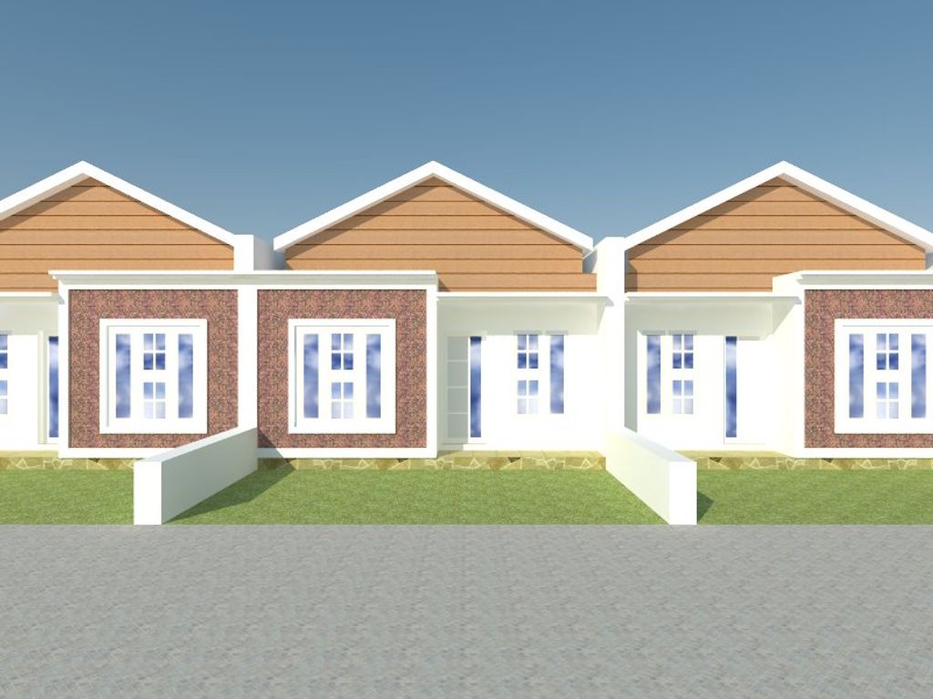 foto tampak rumah tipe 33/66 perumahan Taman Tiara Siliragung