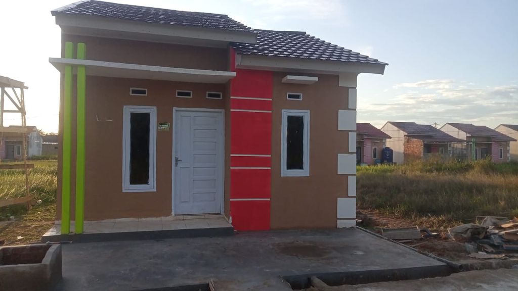 foto tampak rumah tipe 36 perumahan GRIYA SEMATANG SEJAHTERA