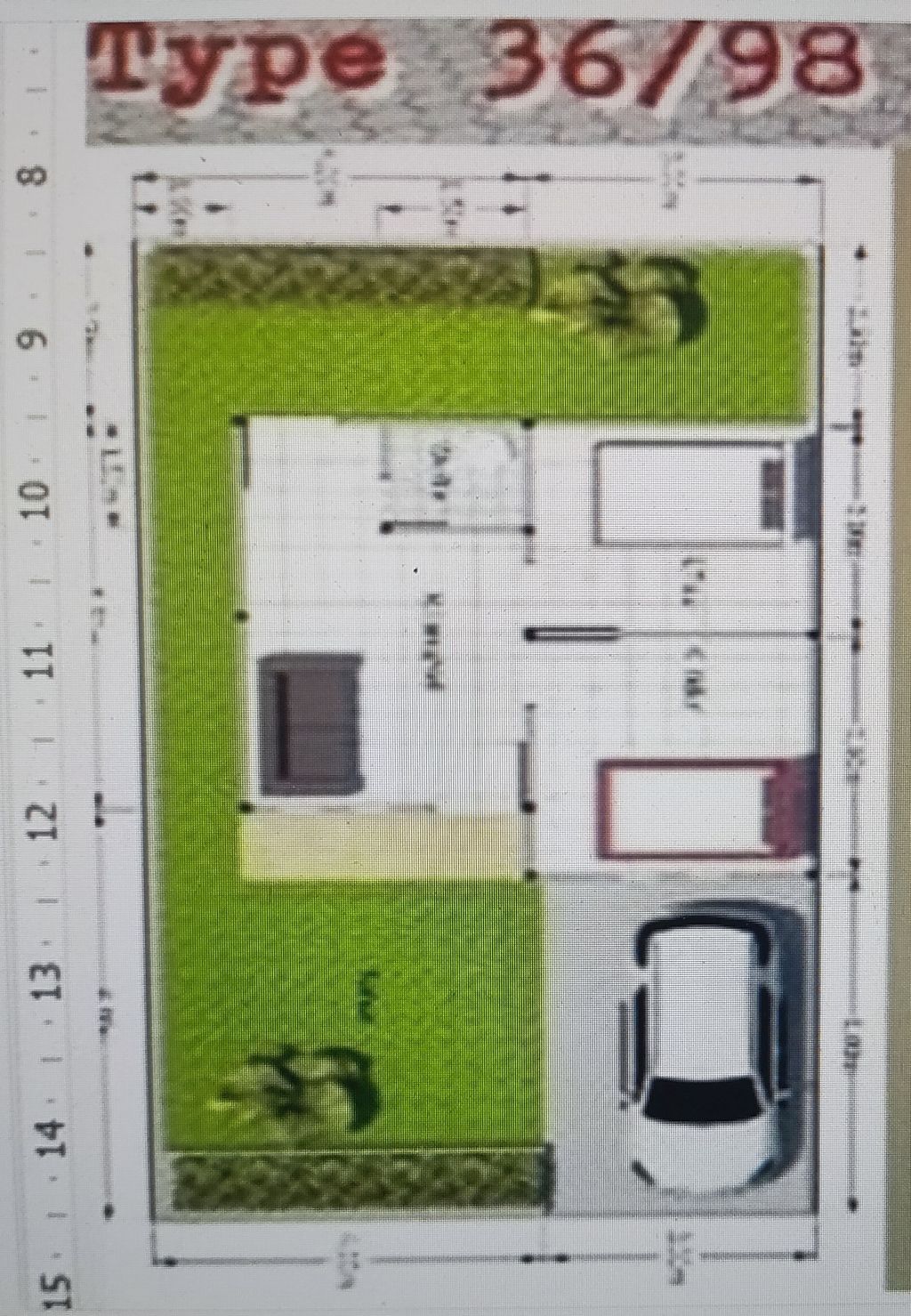 foto denah rumah tipe 36 perumahan Perumahan citra lagoi