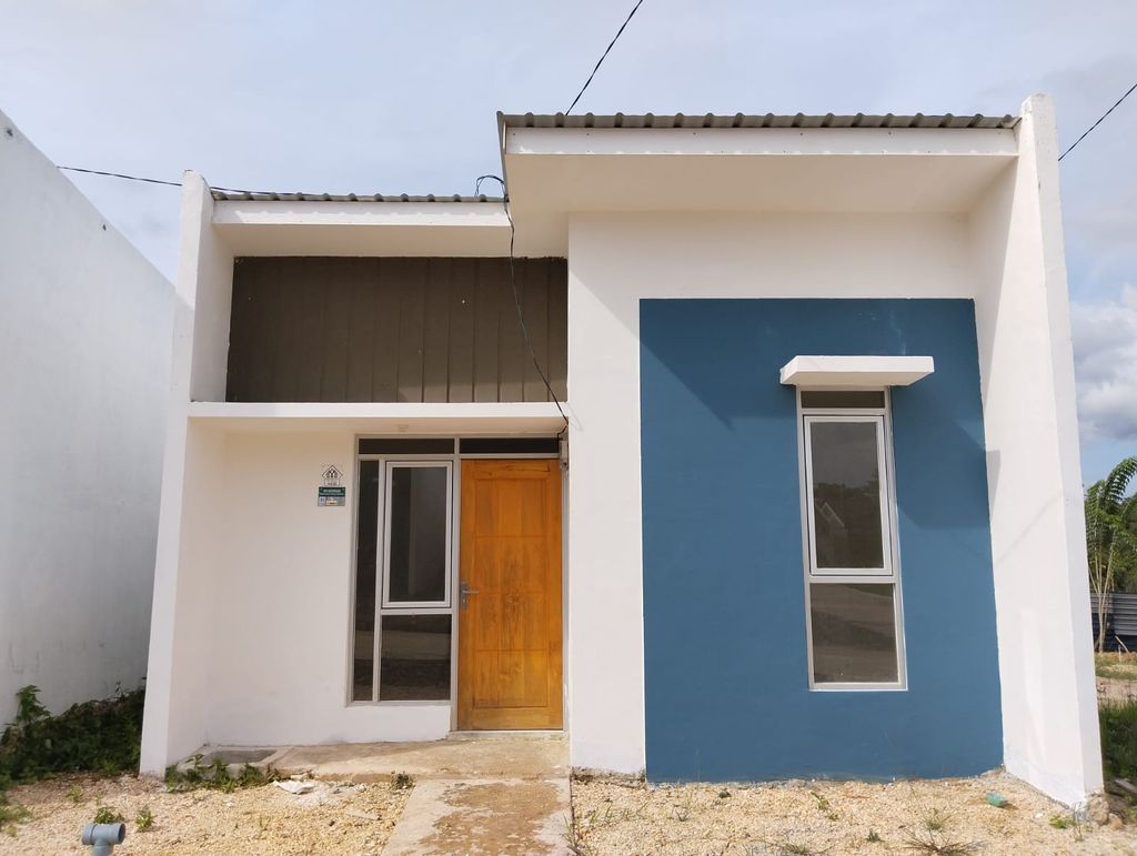 foto tampak rumah tipe 36 SUBSIDI NEW perumahan Perumnas Haluoleo