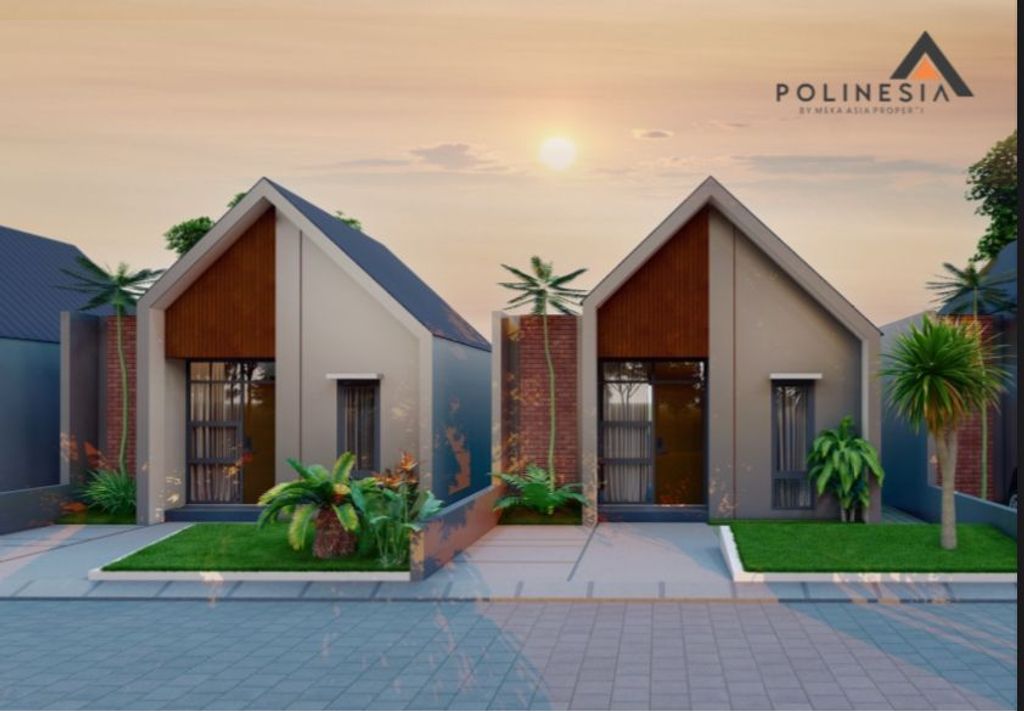 foto tampak rumah tipe 27 perumahan POLINESIA Tahap 2 (Zona I)