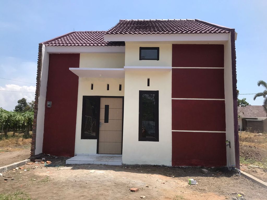 foto tampak rumah tipe 36/72 perumahan PUJER BERKAH PERMAI
