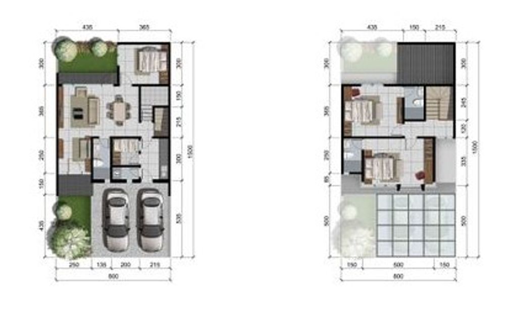 foto denah rumah tipe MINNESOTA 8 (LAKE VIEW) perumahan NORTHWEST CENTRAL CITRALAND