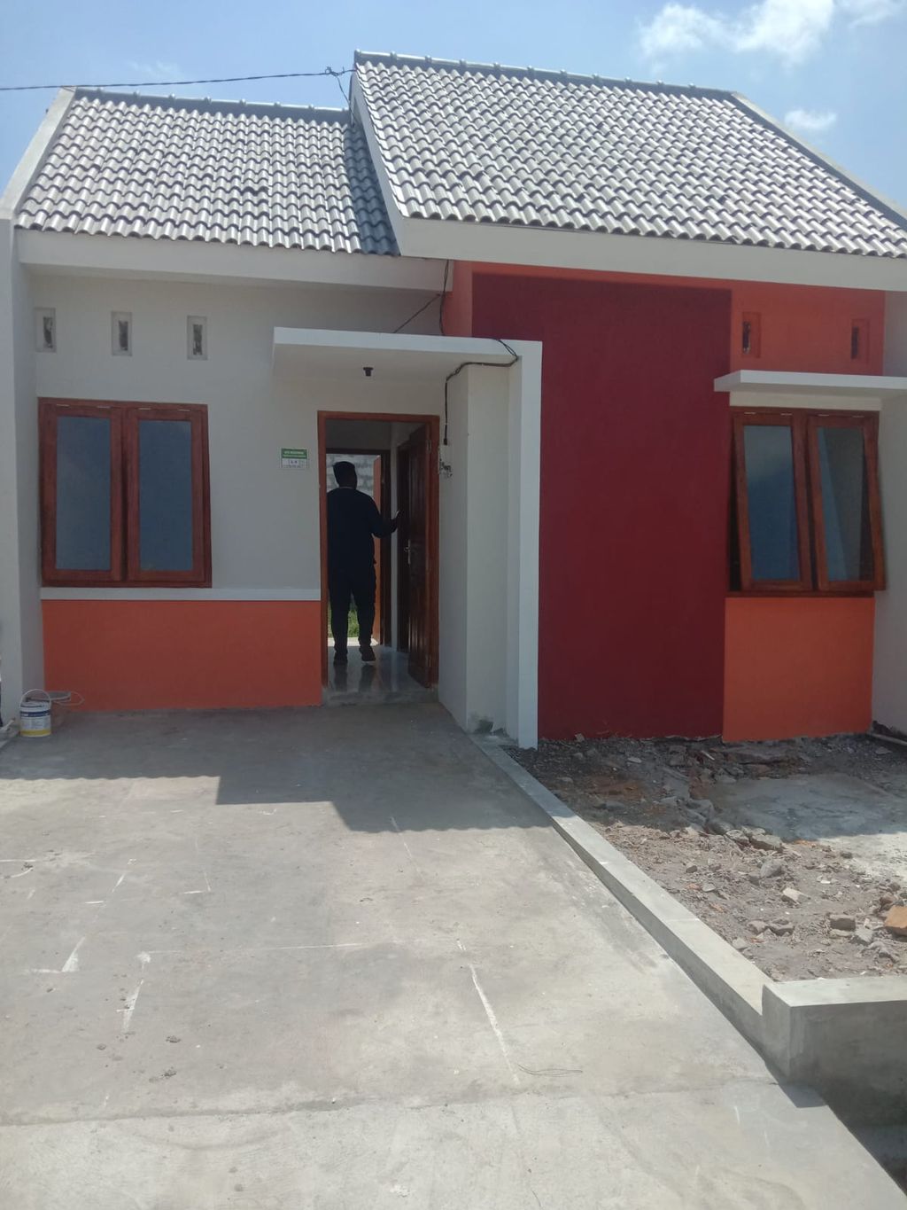 foto tampak rumah tipe 26/70 166jt perumahan Graha Sejahtera Tempel 3