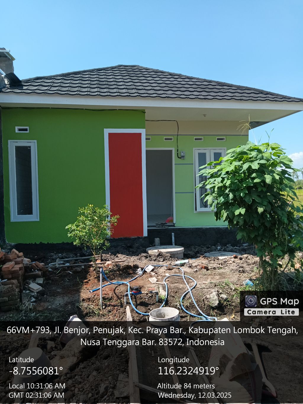 foto tampak rumah tipe 30/72 new perumahan BHAYANGKARA GRAHA AMARIS VICTORY TAHAP 4