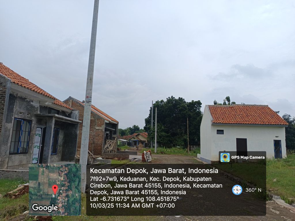 foto posisi tengah perumahan Puri Jati Permai Keduanan