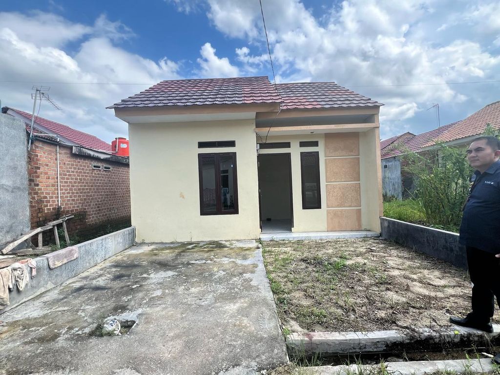 foto tampak rumah tipe 36/75 perumahan Citra bandarsari residence