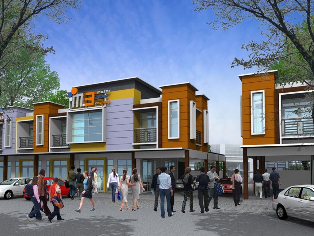 foto tampak rumah tipe 60/72 perumahan SERPONG SURADITA RESIDENCE (TAHAP 1)