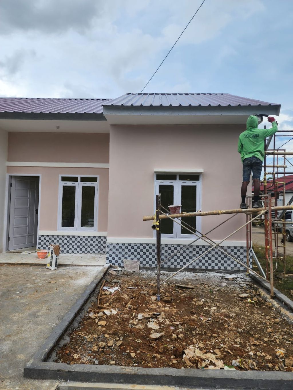 foto tampak rumah tipe 36 perumahan Perumahaan D'QUEEN
