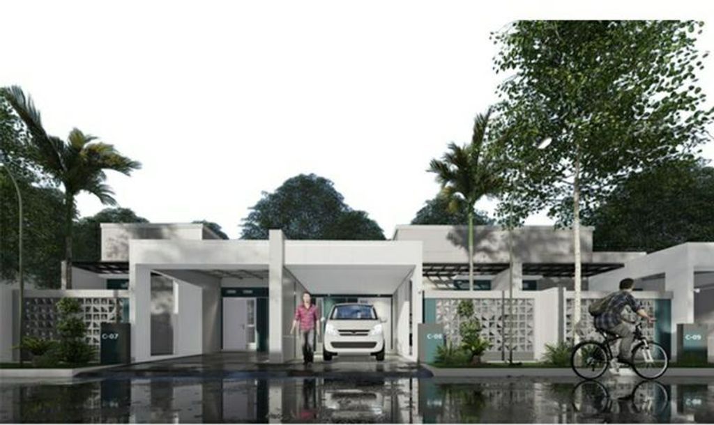 foto tampak rumah tipe 38/84 perumahan GRIYA PESONA ALAM 7