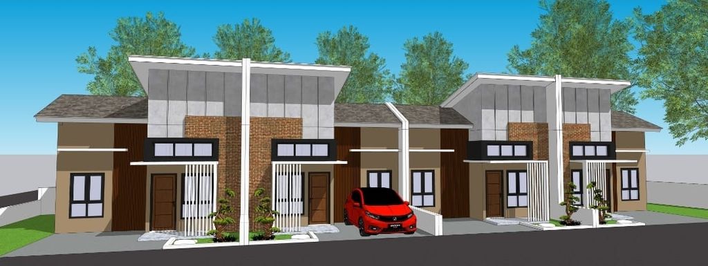 foto tampak rumah tipe Rumah Tinggal 45/70 (2) perumahan Griya Duta Mas Cluster Dandelion