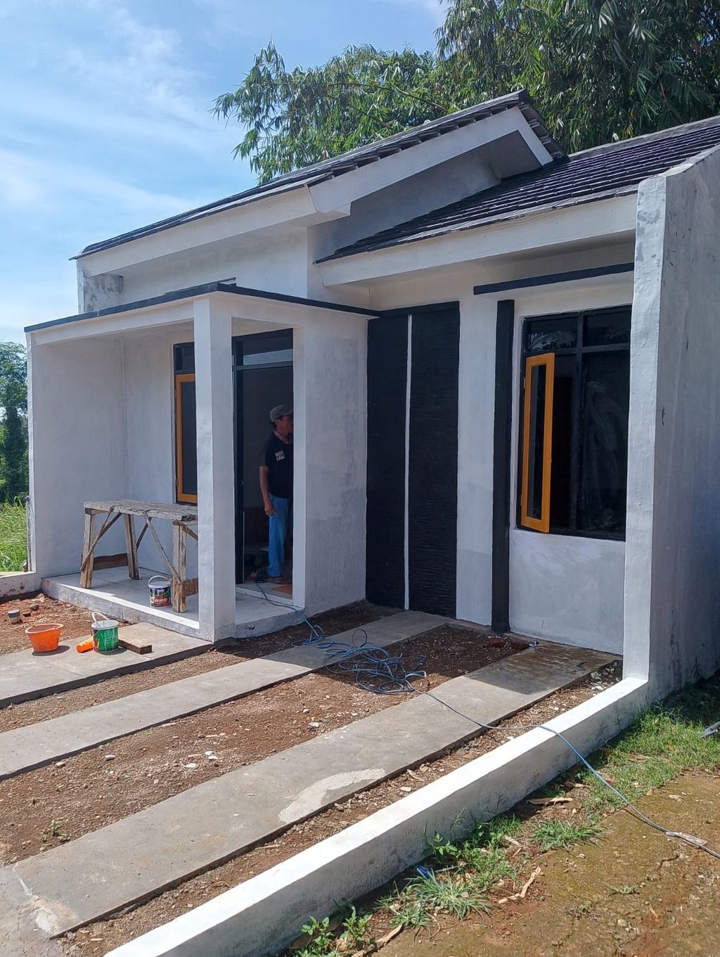 foto tampak rumah tipe 30/60 perumahan ABDI NEGARA BBR