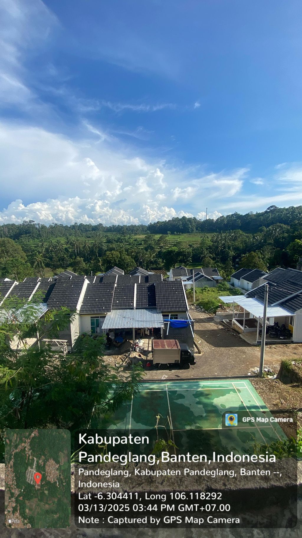 foto posisi tengah perumahan Taman Asri Bahagia (TAHAP 2)