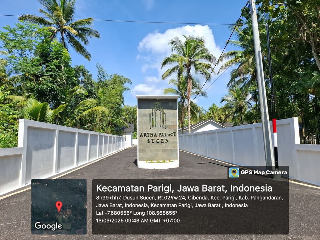 foto gerbang perumahan ARTHA PALACE SUCEN