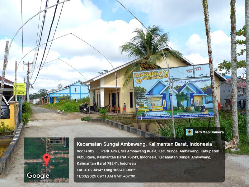 foto gerbang perumahan BARUNIA RESIDENCE 3 BLOK FG