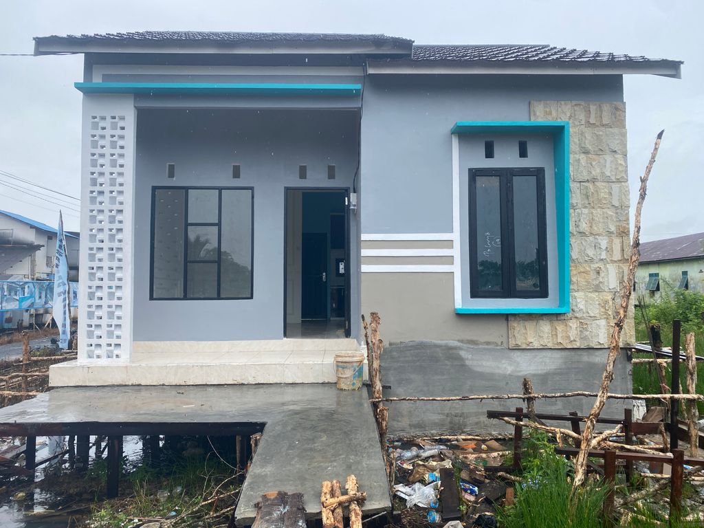 foto tampak rumah tipe 36 perumahan SALSABILA MANDIRI 3