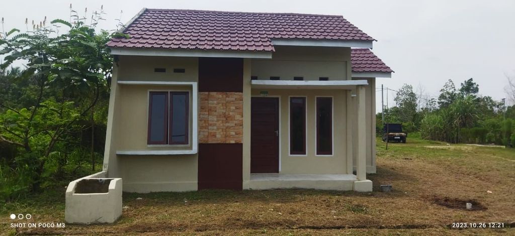 foto tampak rumah tipe subsidi 2024 (2) perumahan GEAN DE GREEN 2