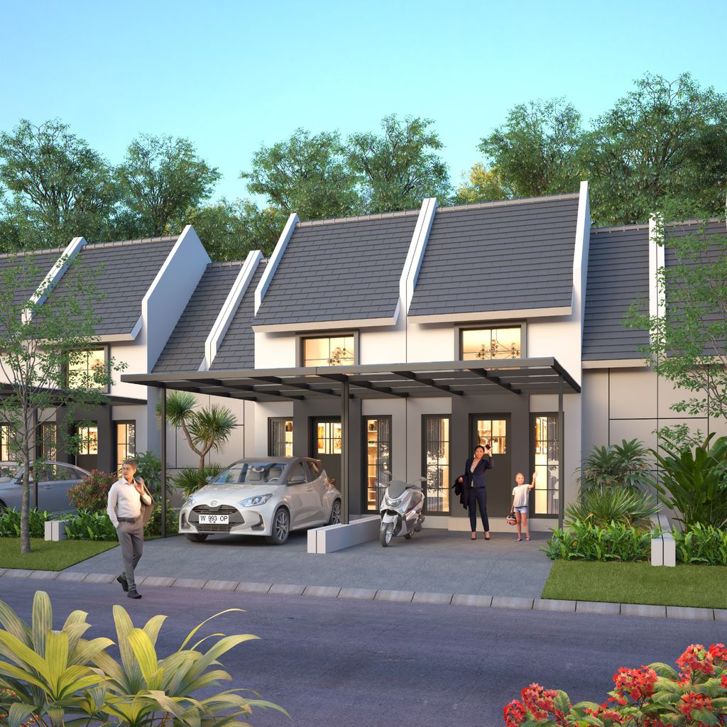 foto tampak rumah tipe West Grande 32/60(290.8) perumahan Patra Raya