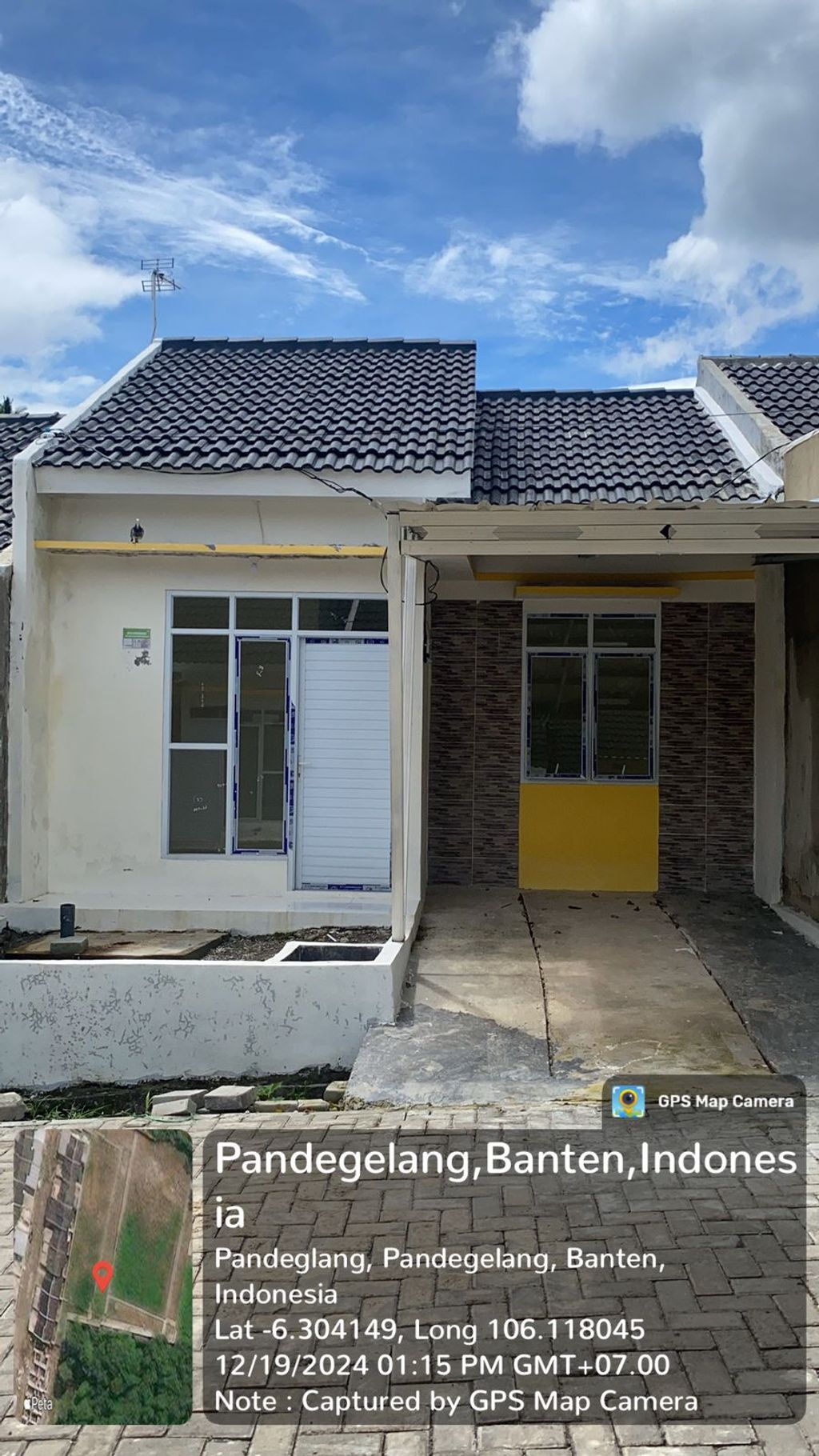 foto tampak rumah tipe 36 perumahan Taman Asri Bahagia (TAHAP 2)