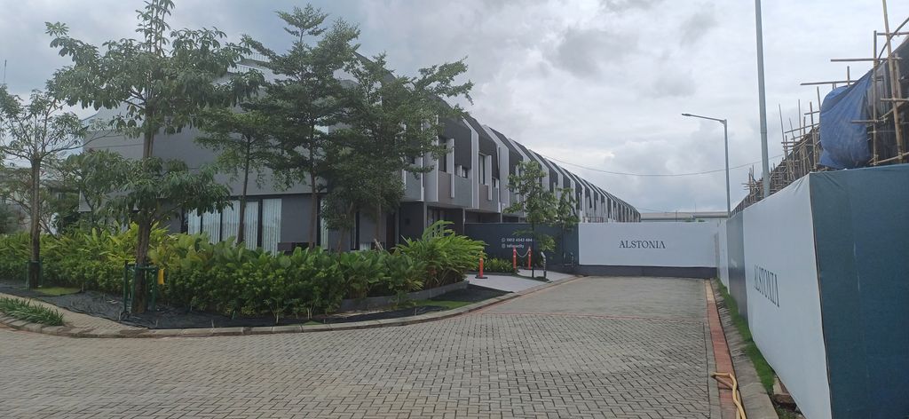 foto contoh rumah perumahan Cluster Alstonia Tahap 2