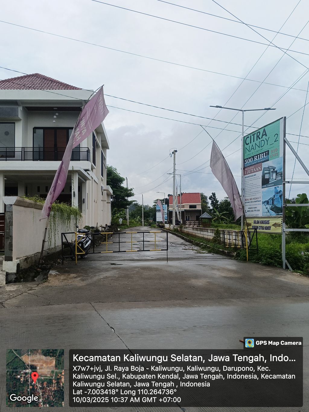 foto gerbang perumahan CITRA NANDY RESIDENCE II