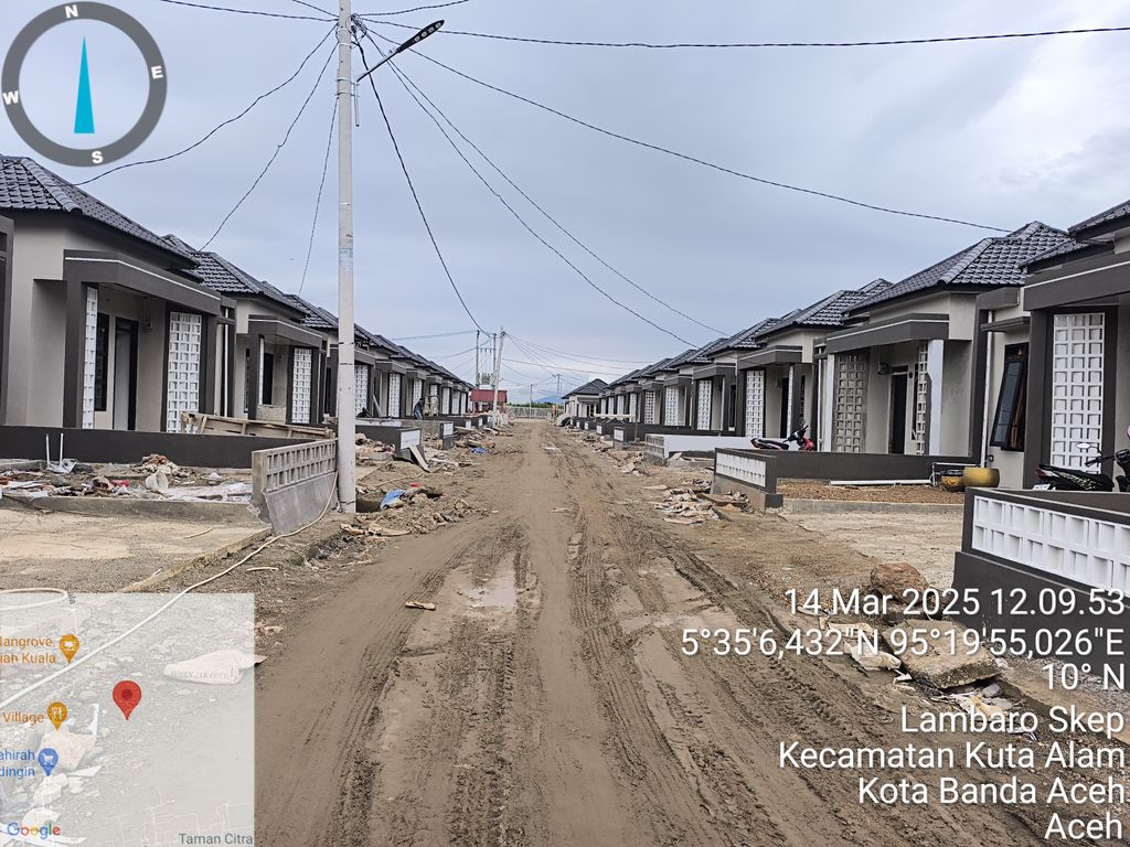 foto gerbang perumahan GRIYA ATLANTA LAMBARO SKEP TAHAP 3