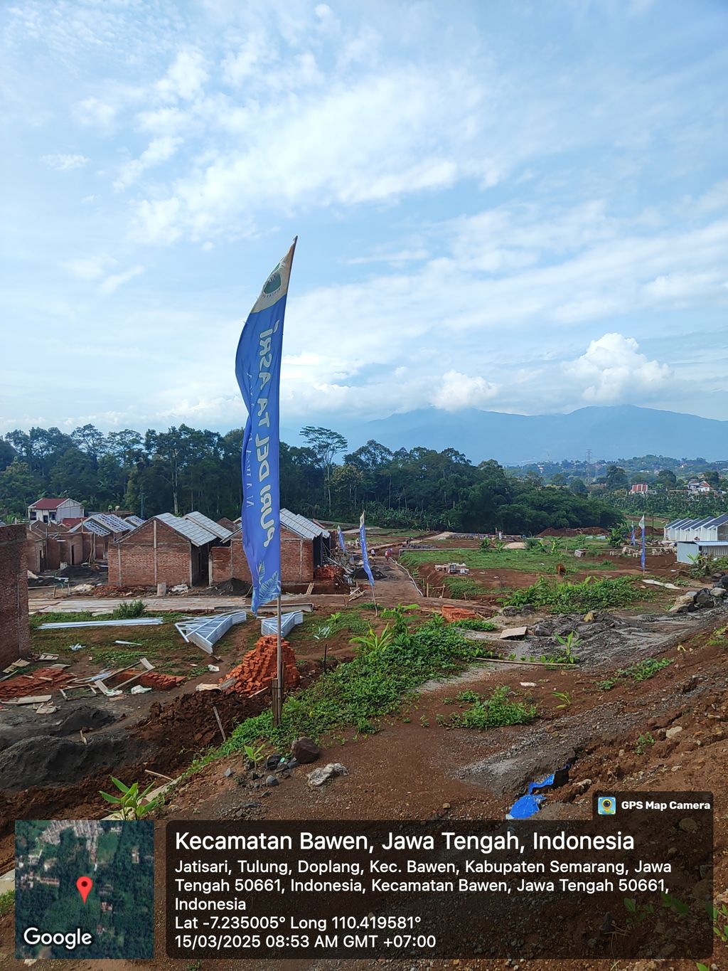 foto posisi tengah perumahan PURI DELTA ASRI 11 NAWAPRAYA