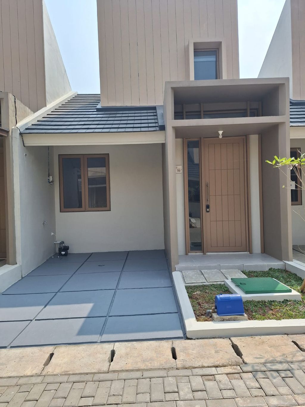 foto tampak rumah tipe Yuri 2BR perumahan SPRINGHILL YUME LAGOON