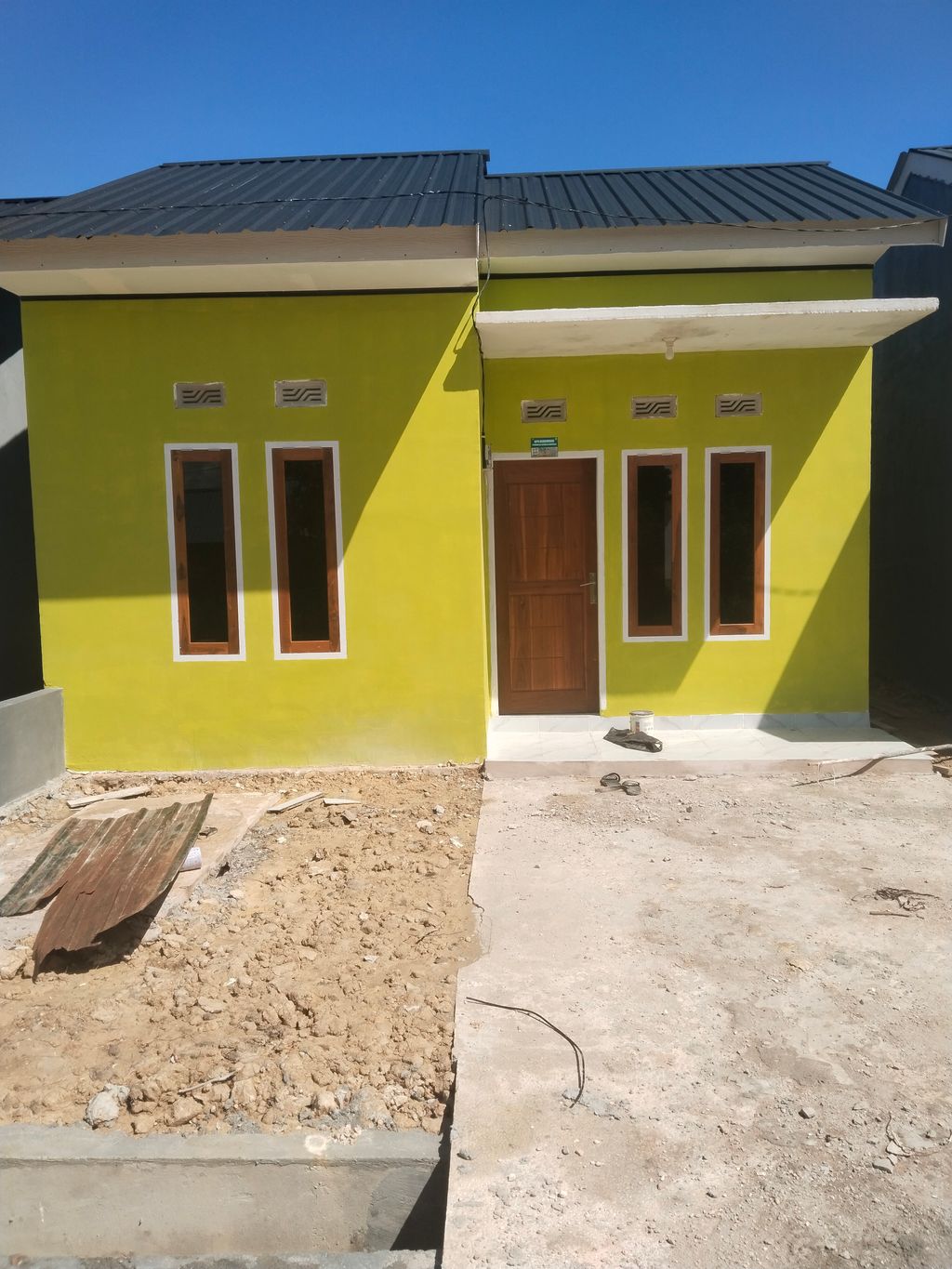 foto tampak rumah tipe 36 perumahan ADHWA RUMAH ASRI