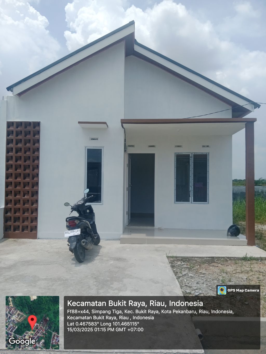 foto tampak rumah tipe 36 perumahan RANTAN HOUSE 2