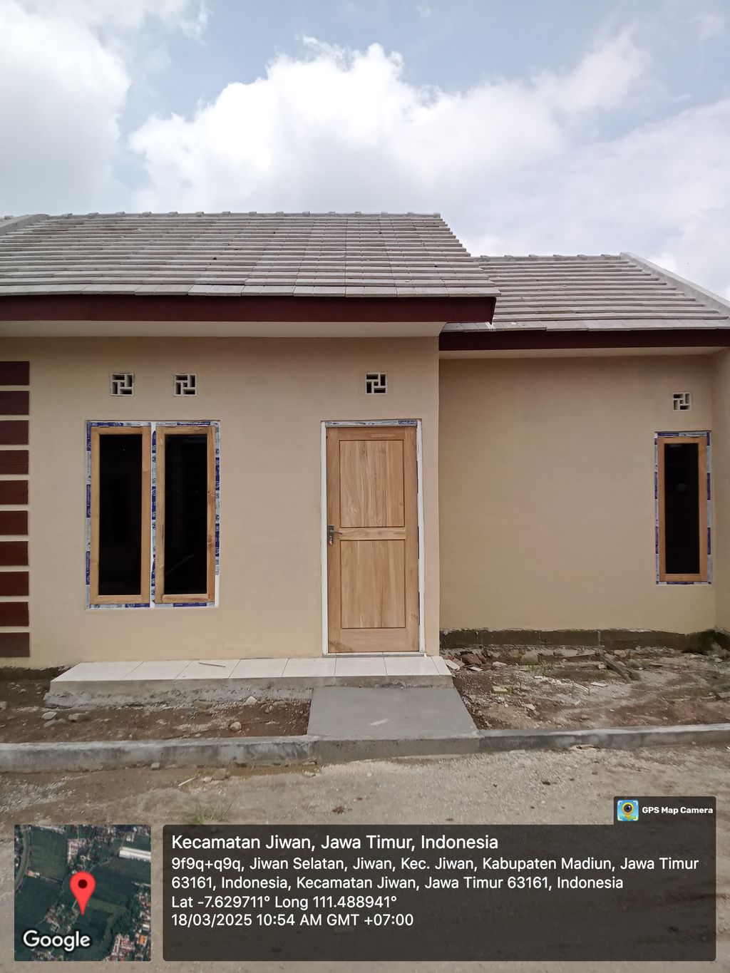 foto tampak rumah tipe 36/60 perumahan MODERNA RESIDENCE 2