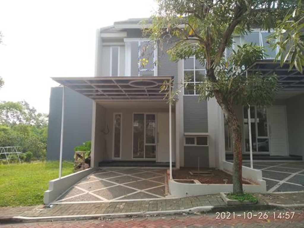 foto tampak rumah tipe Camellia Sdt 99 perumahan Victoria Hills