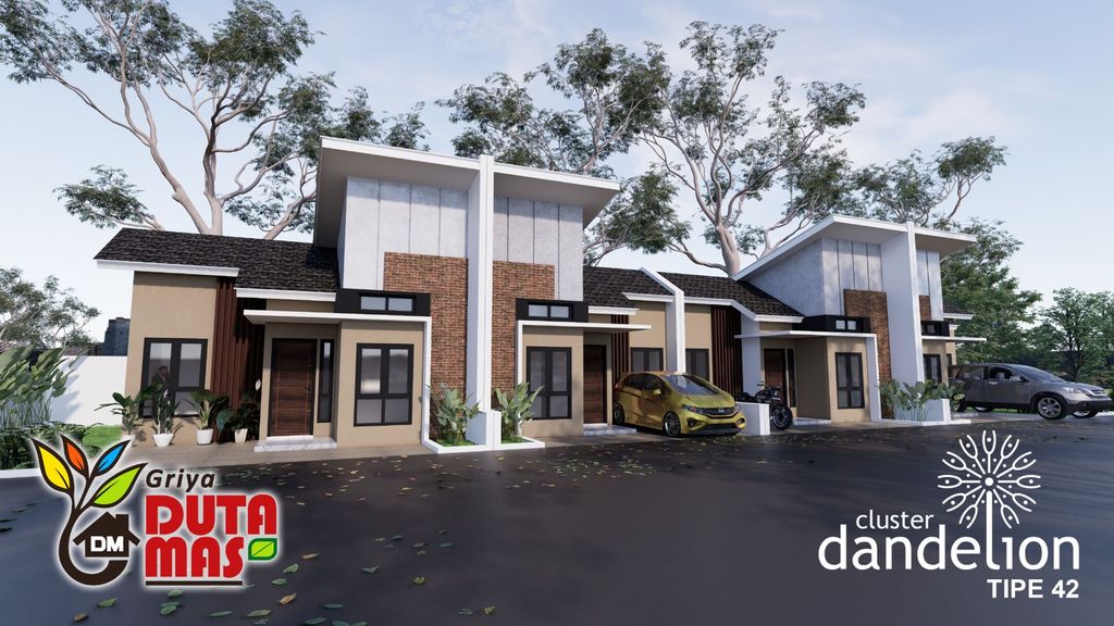 foto tampak rumah tipe Rumah Tinggal 42/63 (1) perumahan Griya Duta Mas Cluster Dandelion