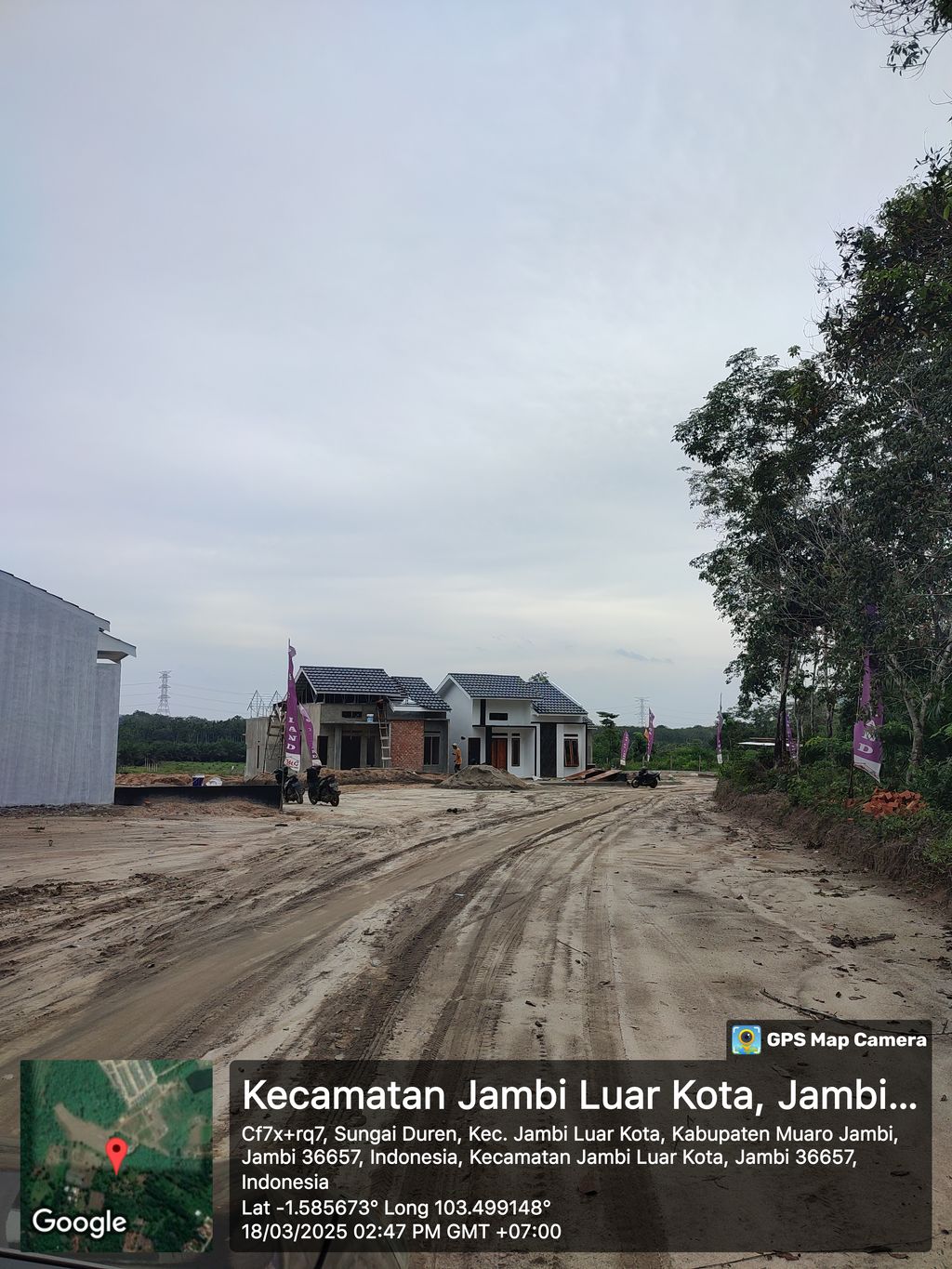 foto posisi tengah perumahan Fazs Ca Land