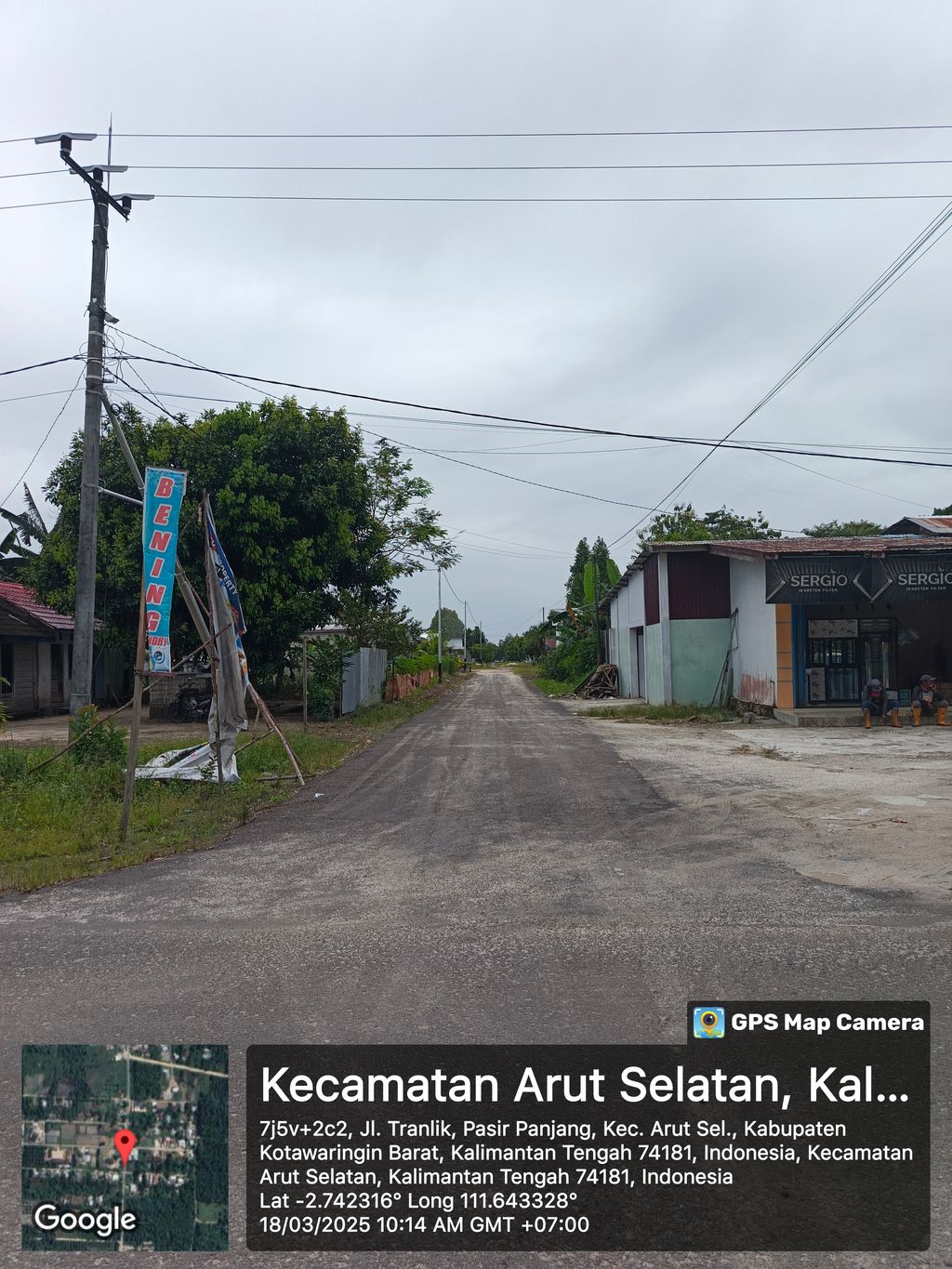 foto gerbang perumahan Tranlik