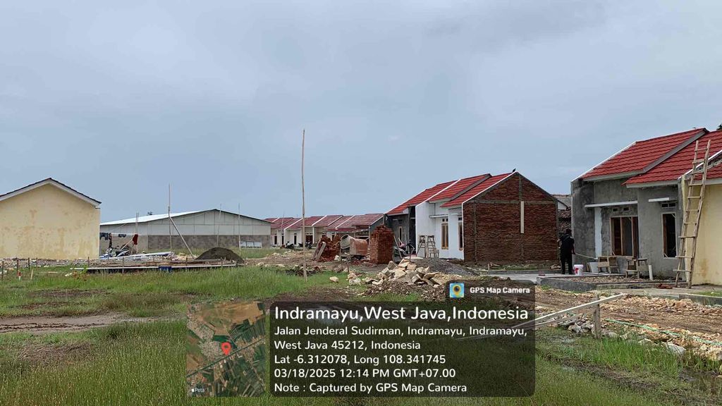 foto posisi tengah perumahan GRAHA MANDIRI PABEAN