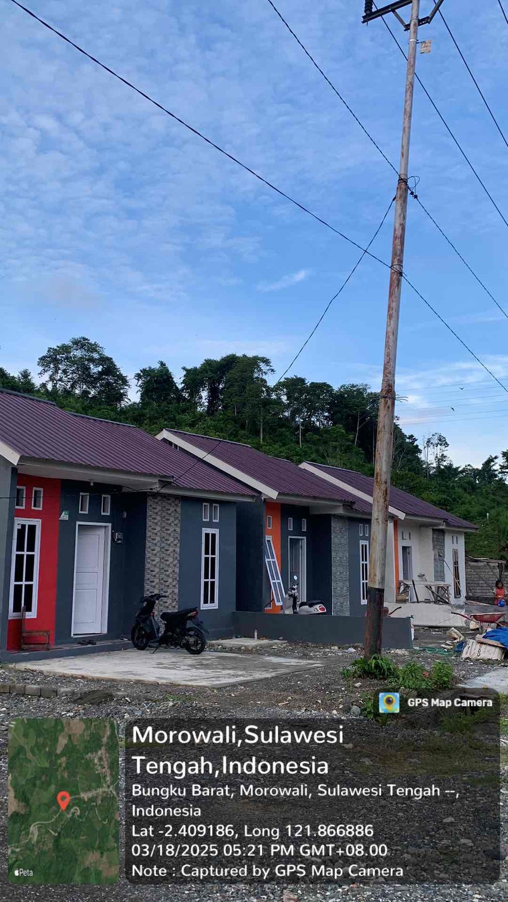 foto posisi tengah perumahan BAHOEA RESIDENCE MOROWALI