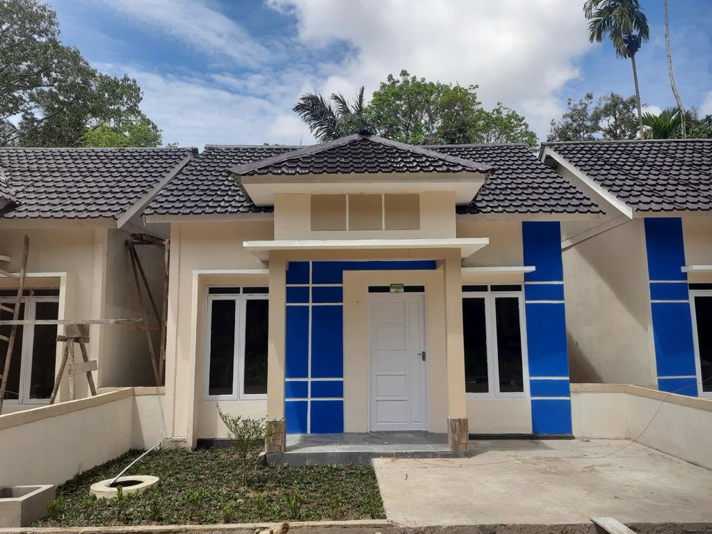 foto tampak rumah tipe 36 perumahan BARUNIA RESIDENCE 6 TAHAP 2