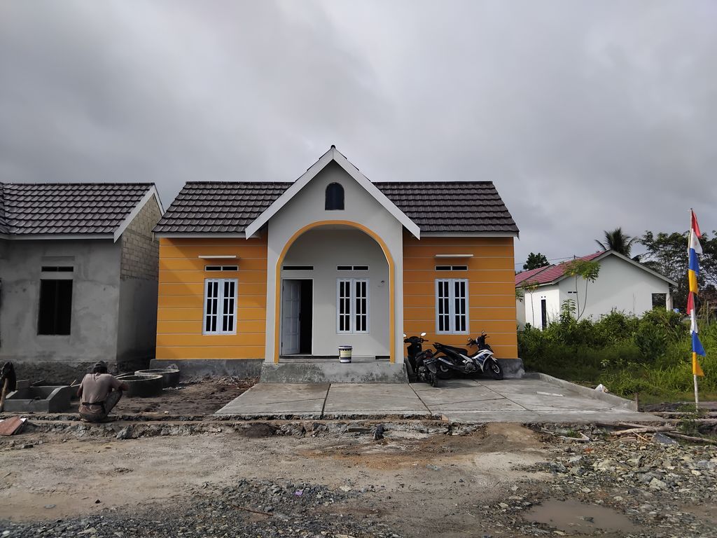 foto posisi tengah perumahan Amara Regency