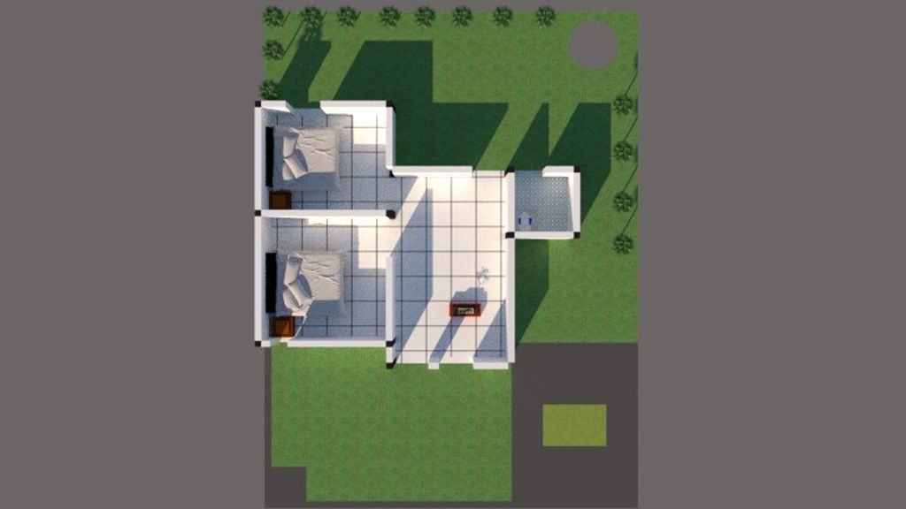 foto denah rumah tipe 36 perumahan Perumahan Paragon House