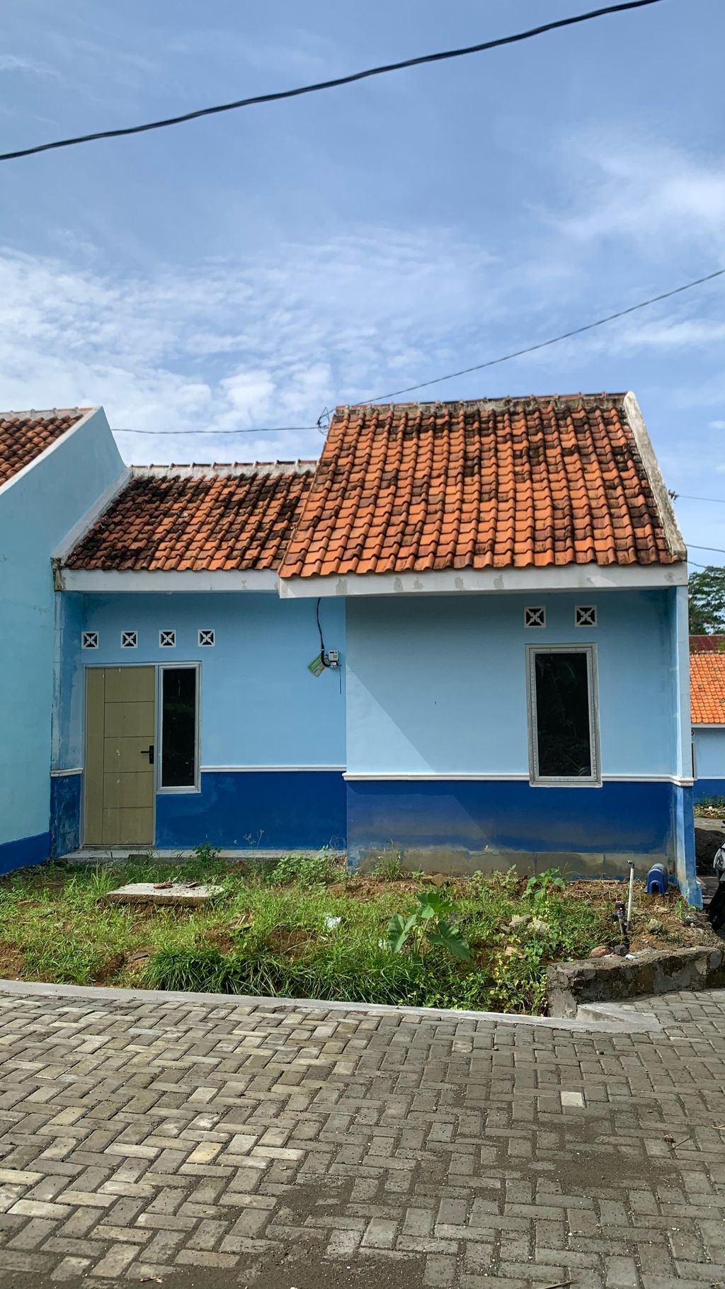 foto tampak rumah tipe 30/63 BLOK E NO 73 SUBSIDI perumahan GRAND MAHKOTA SULTAN 4