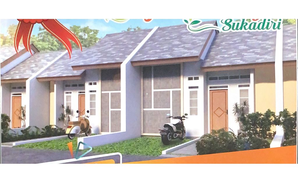 foto tampak rumah tipe 30/60 (185) perumahan GRAND CITY SUKADIRI