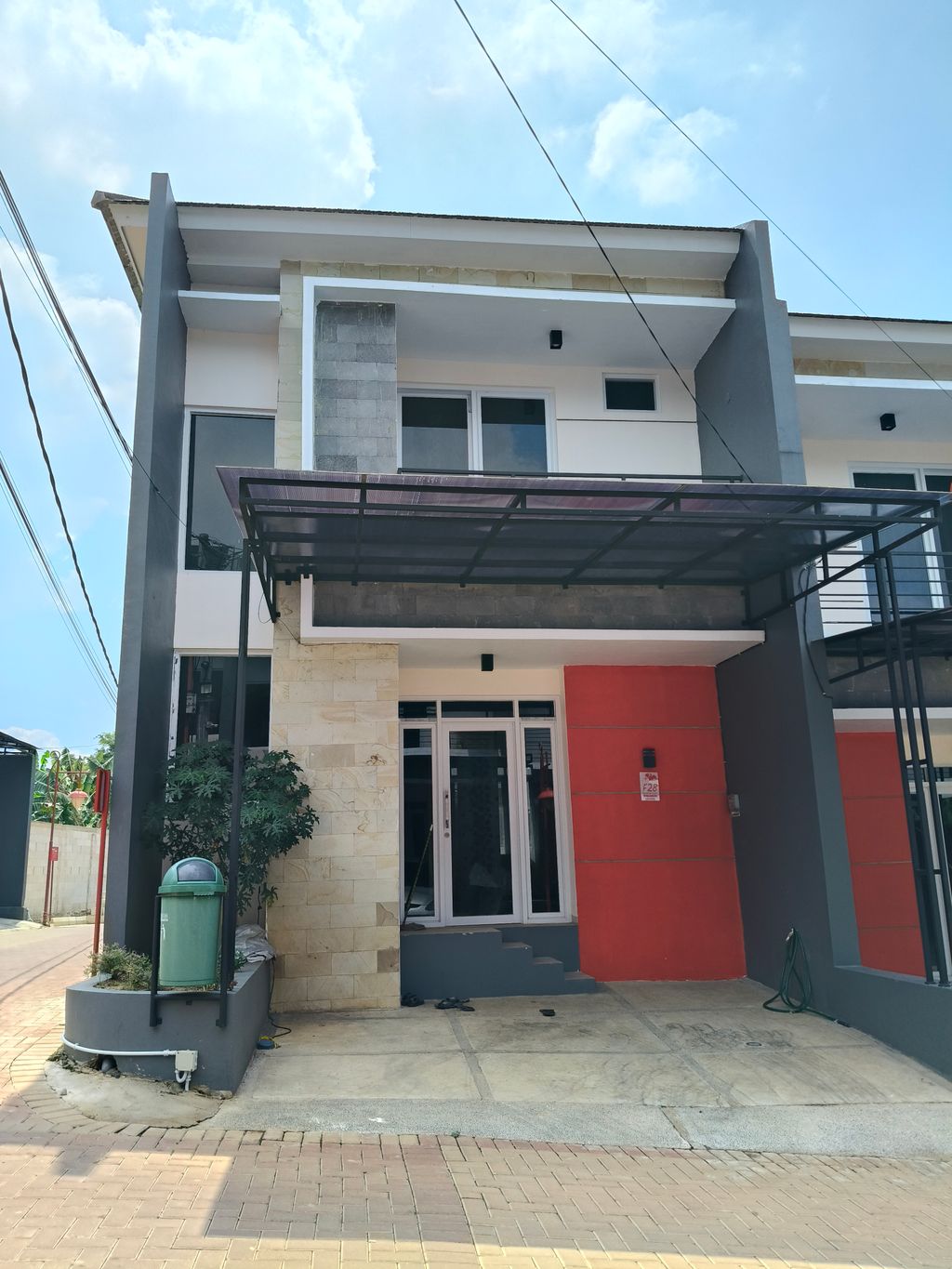 foto tampak rumah tipe 69/57 perumahan SSP SALT RIVER TAHAP 2