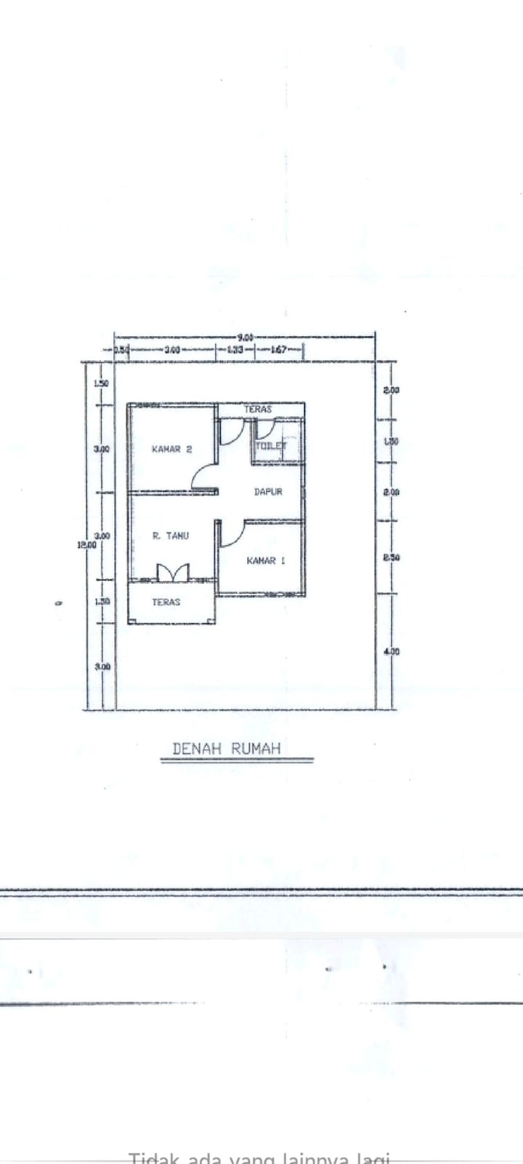 foto denah rumah tipe 36 (subsidi) perumahan BERKAH INDAH LESTARI 7