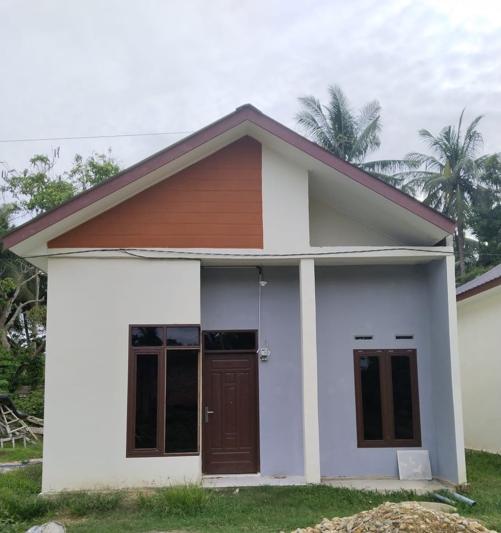 foto tampak rumah tipe 36 perumahan Agam Bintang Timur
