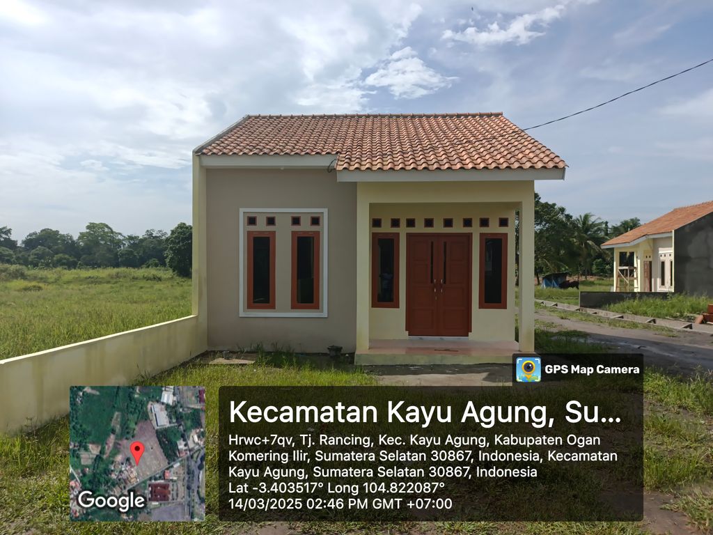 foto tampak rumah tipe 36 perumahan PERUMAHAN AMANAH GOLD 5