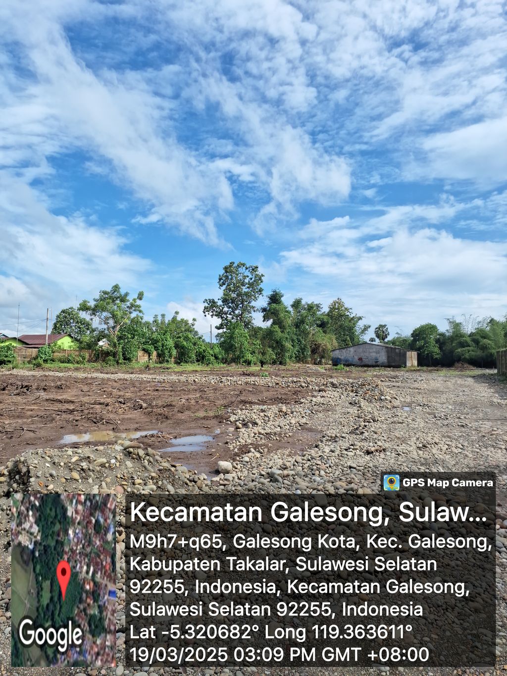 foto posisi tengah perumahan Griya Harapan Sentosa Galesong