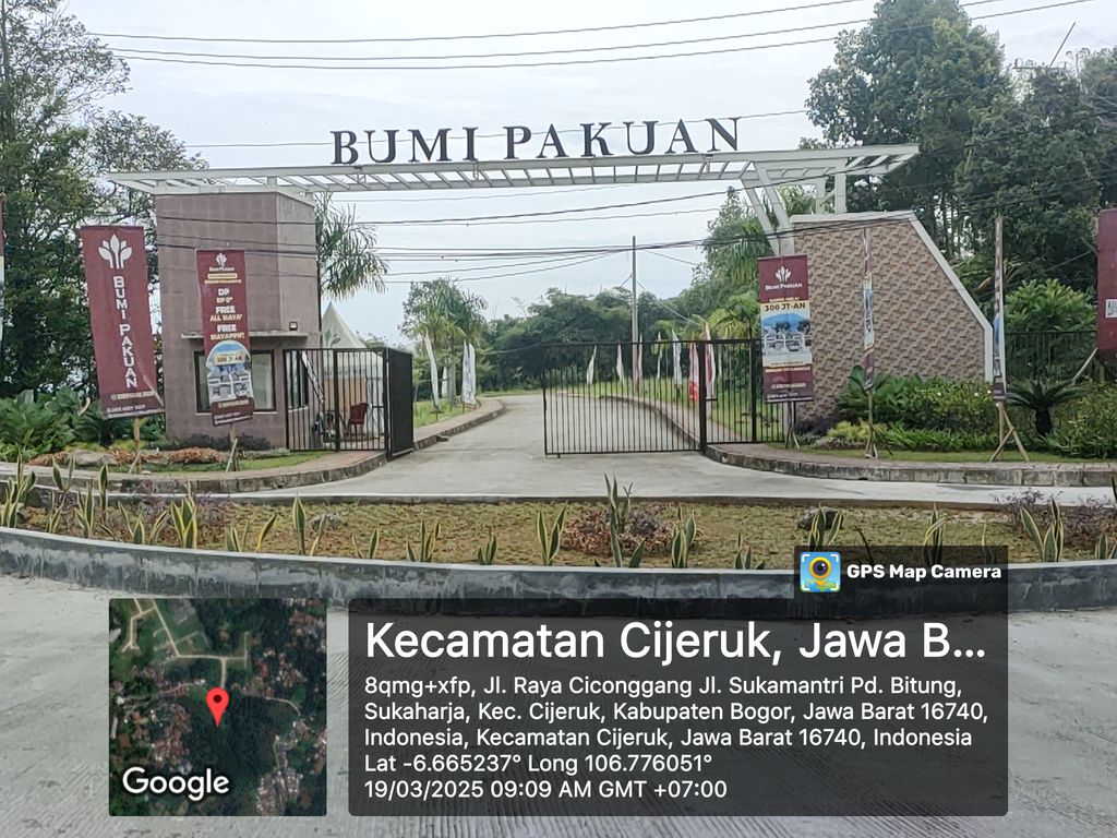foto gerbang perumahan Bumi Pakuan